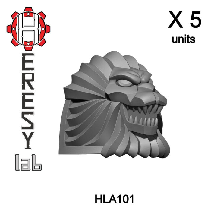 HLA101 – Lion Shoulder Pads 1